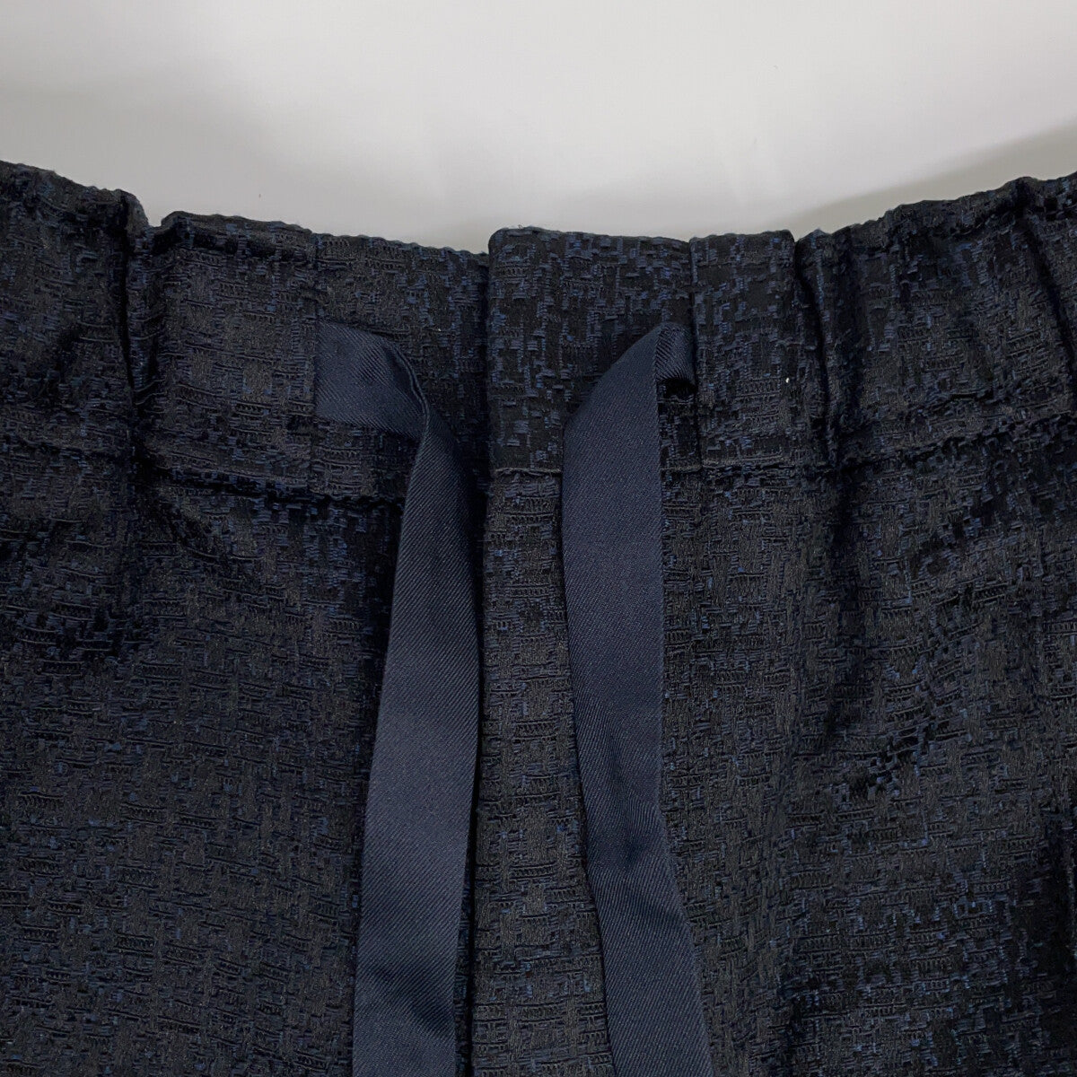 6514-236-1373 Cotton/Silk Kasuri Jacquard Tapered Pants / Bottoms 36 Women's
