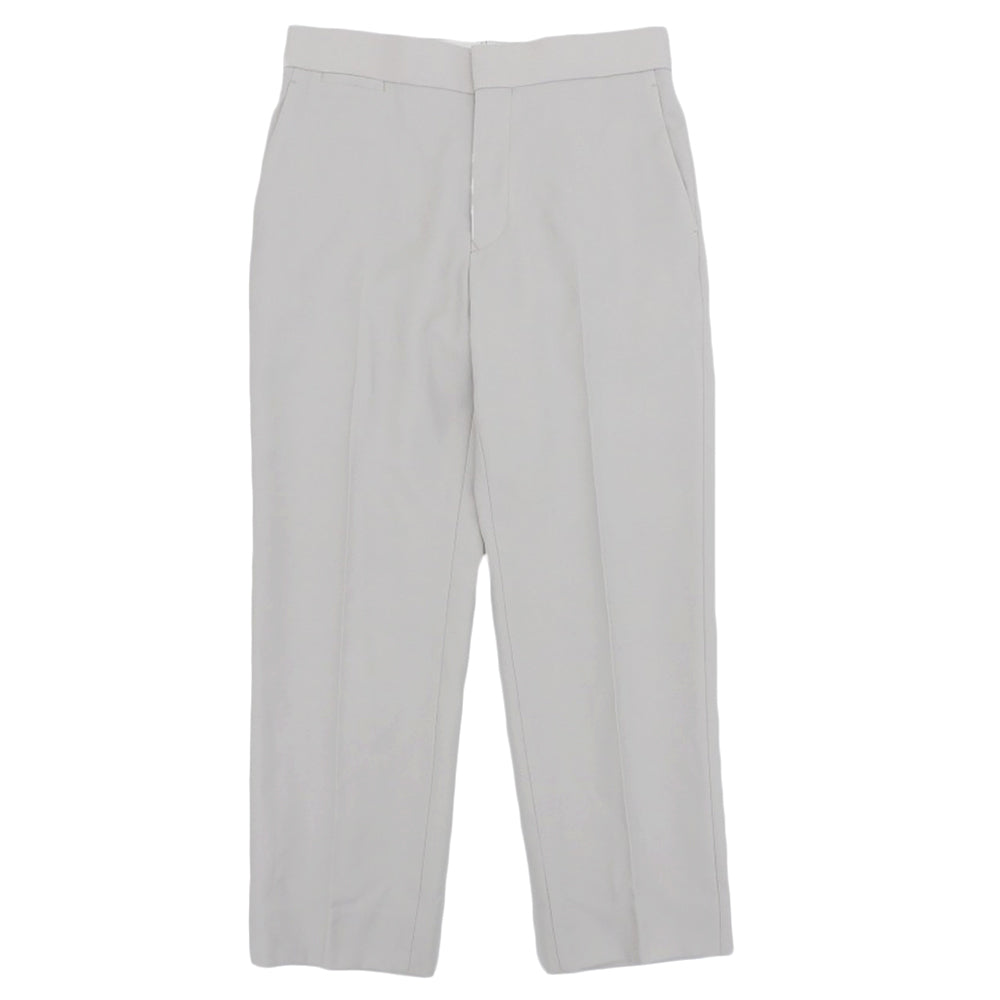 DRAWER Wool Mohair Gabardine Tapered Pants Bottoms Women's Light Gray 36 Bottoms 36