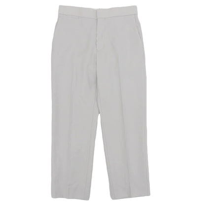 DRAWER Wool Mohair Gabardine Tapered Pants Bottoms Women's Light Gray 36 Bottoms 36
