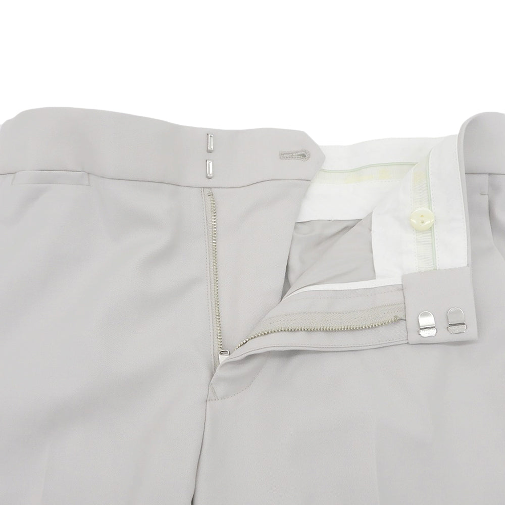 DRAWER Wool Mohair Gabardine Tapered Pants Bottoms Women's Light Gray 36 Bottoms 36