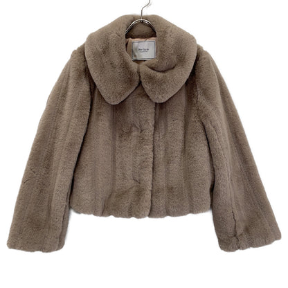 her lip to ハーリップトゥ 1254307109 ブラウン french taupe Winter Love Faux Fur Coat コート