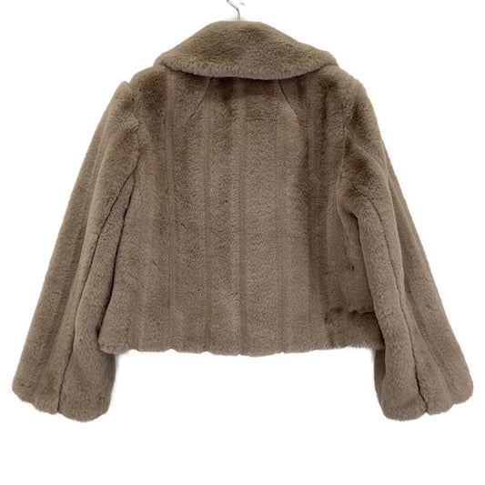 her lip to ハーリップトゥ 1254307109 ブラウン french taupe Winter Love Faux Fur Coat コート