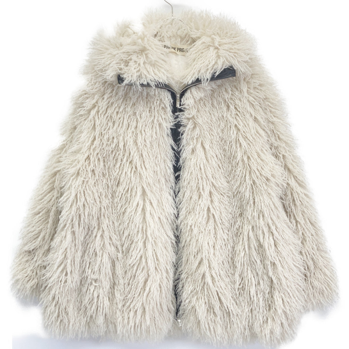 25AW 31252215105 WHITE Drawstring Fake Fur Hooded Hoodie Jacket F Women's