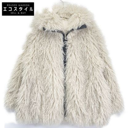 PRANK PROJECT プランクプロジェクト 25AW 31252215105 ホワイト ドローストリング Fake Fur Hooded Hoodie ジャケット