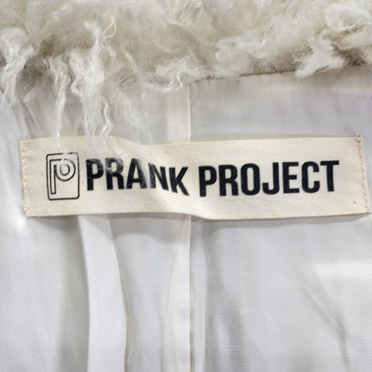 PRANK PROJECT プランクプロジェクト 25AW 31252215105 ホワイト ドローストリング Fake Fur Hooded Hoodie ジャケット
