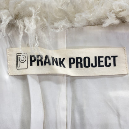 PRANK PROJECT プランクプロジェクト 25AW 31252215105 ホワイト ドローストリング Fake Fur Hooded Hoodie ジャケット
