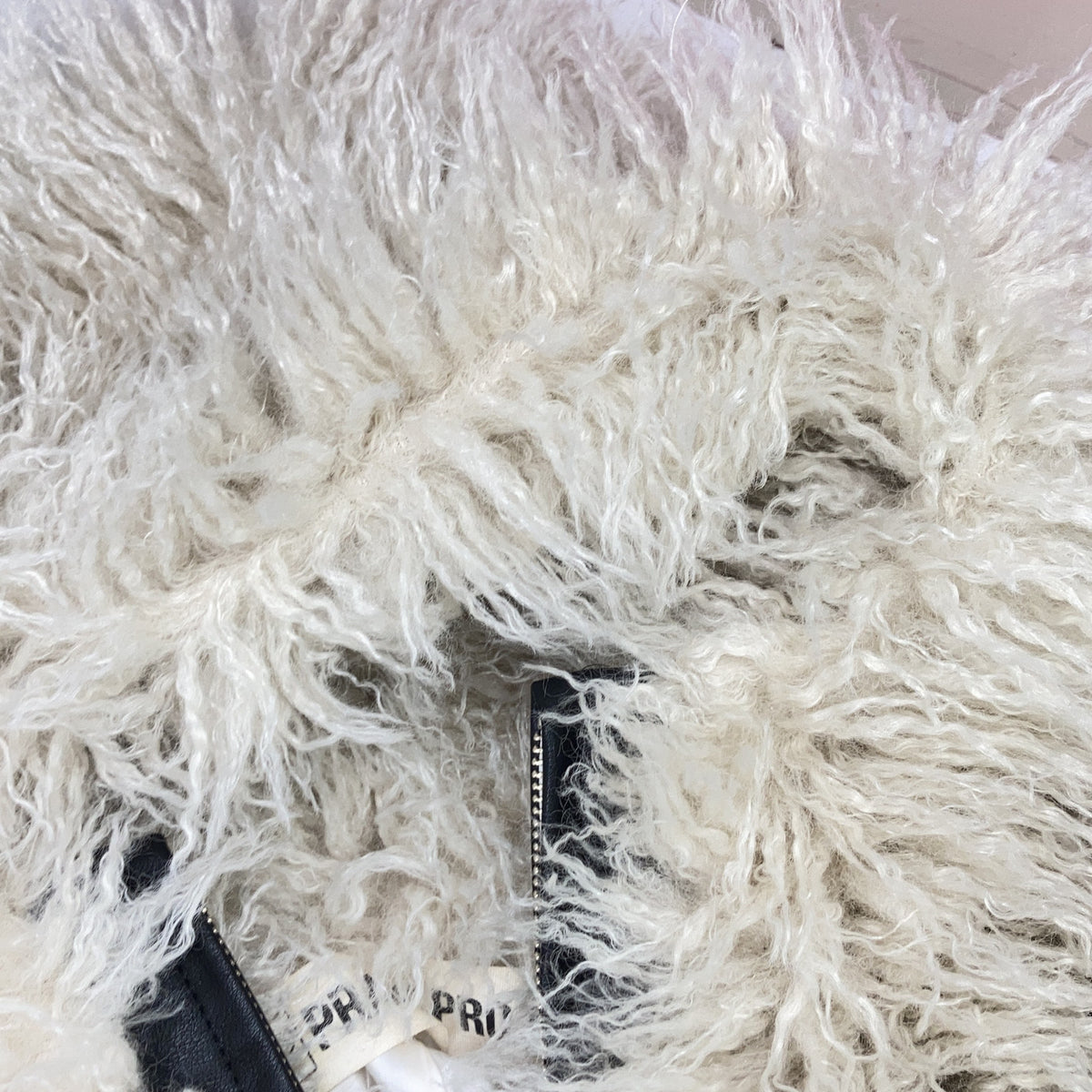 PRANK PROJECT プランクプロジェクト 25AW 31252215105 ホワイト ドローストリング Fake Fur Hooded Hoodie ジャケット
