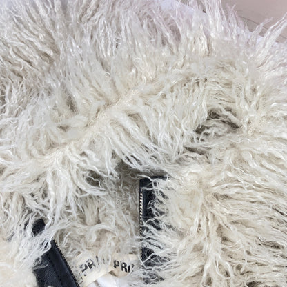 PRANK PROJECT プランクプロジェクト 25AW 31252215105 ホワイト ドローストリング Fake Fur Hooded Hoodie ジャケット