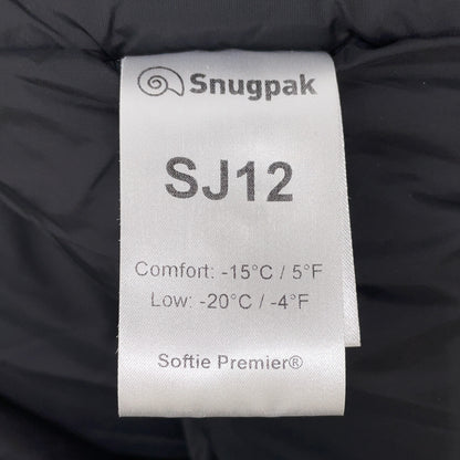 SJ12 Black Nylon Padded Long Jacket M Men's