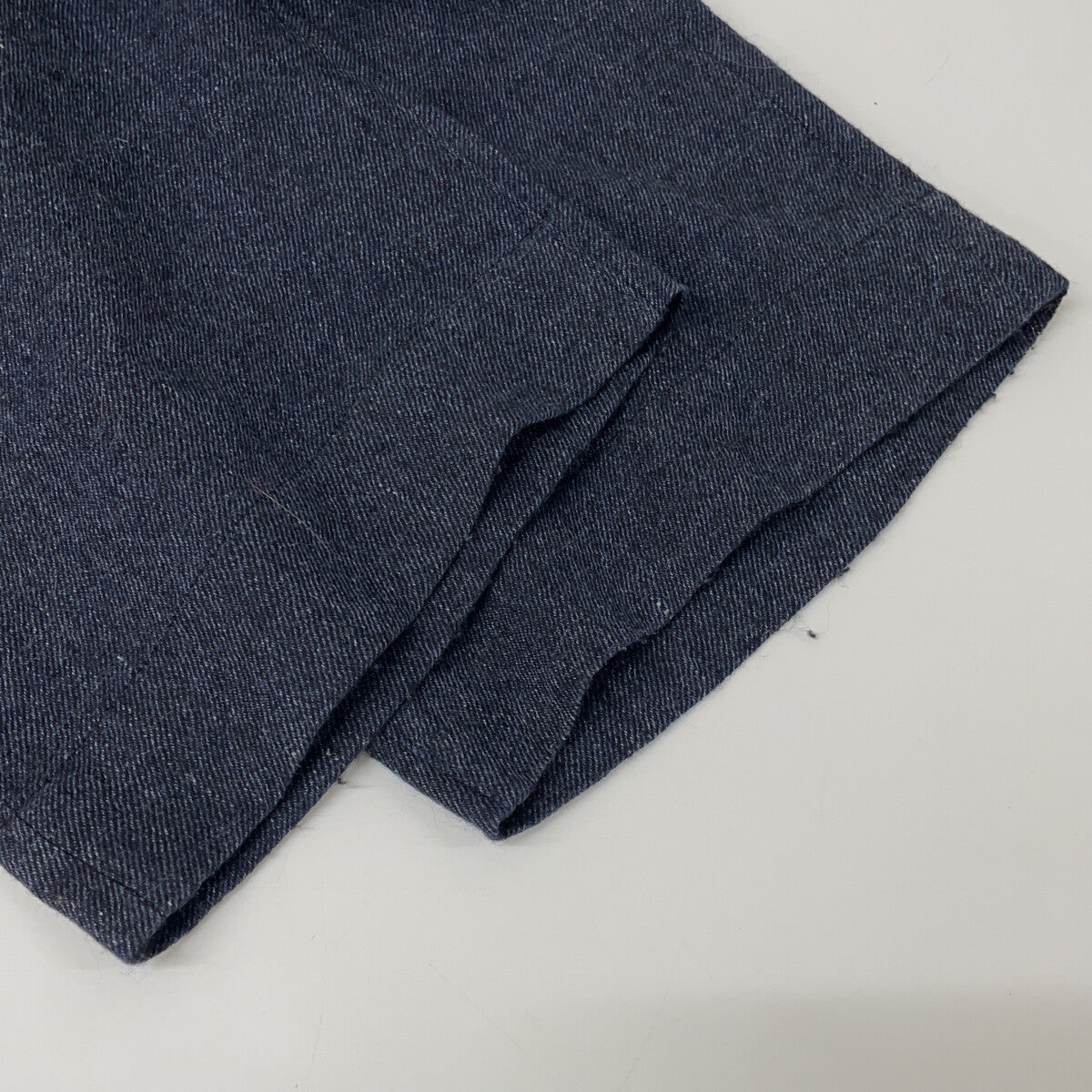 Linen Wool Belted Two-Tuck High-Waist Pants / Bottoms S Ladies