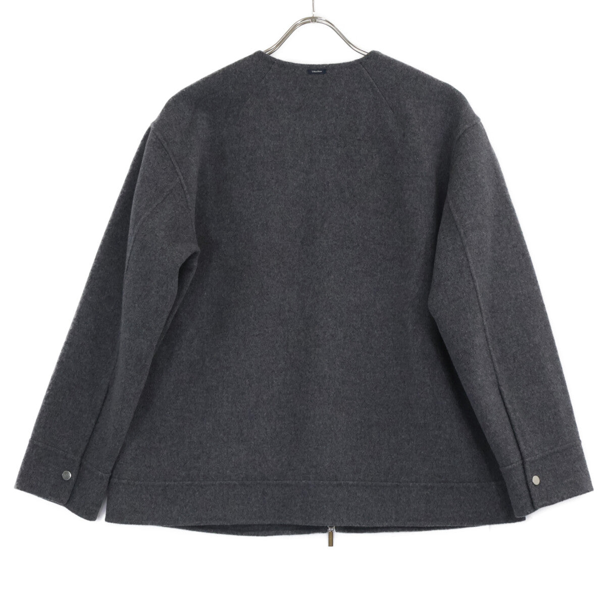 S MaxMara エスマックスマーラ 【新品同様/国内正規】CUCITO AMANOクチートアマーノ 24290460936 ダブルフェイス W-ZIP ノーカラージャケット ジャケット