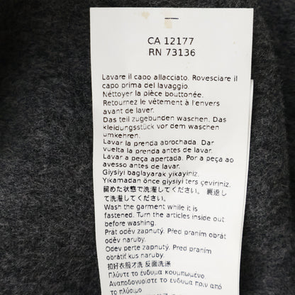 S MaxMara - CUCITO AMANO Double-Faced W-ZIP Collarless Jacket 24290460936 (As New/Domestic Authenticity Guaranteed)
