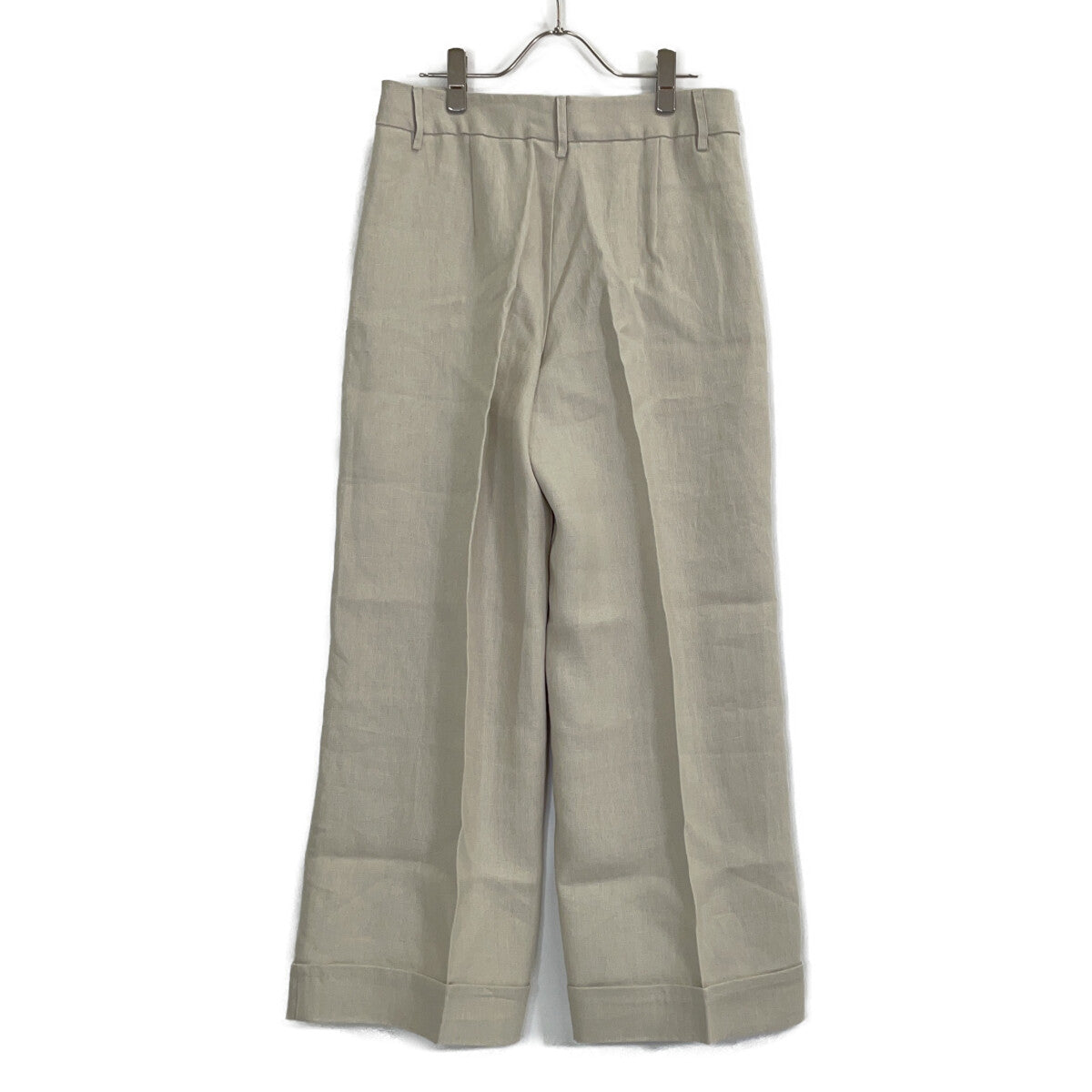 S MaxMara S MaxMara 【新品同款/国内正品】23913112326 亚麻中缝阔腿直筒裤/下装