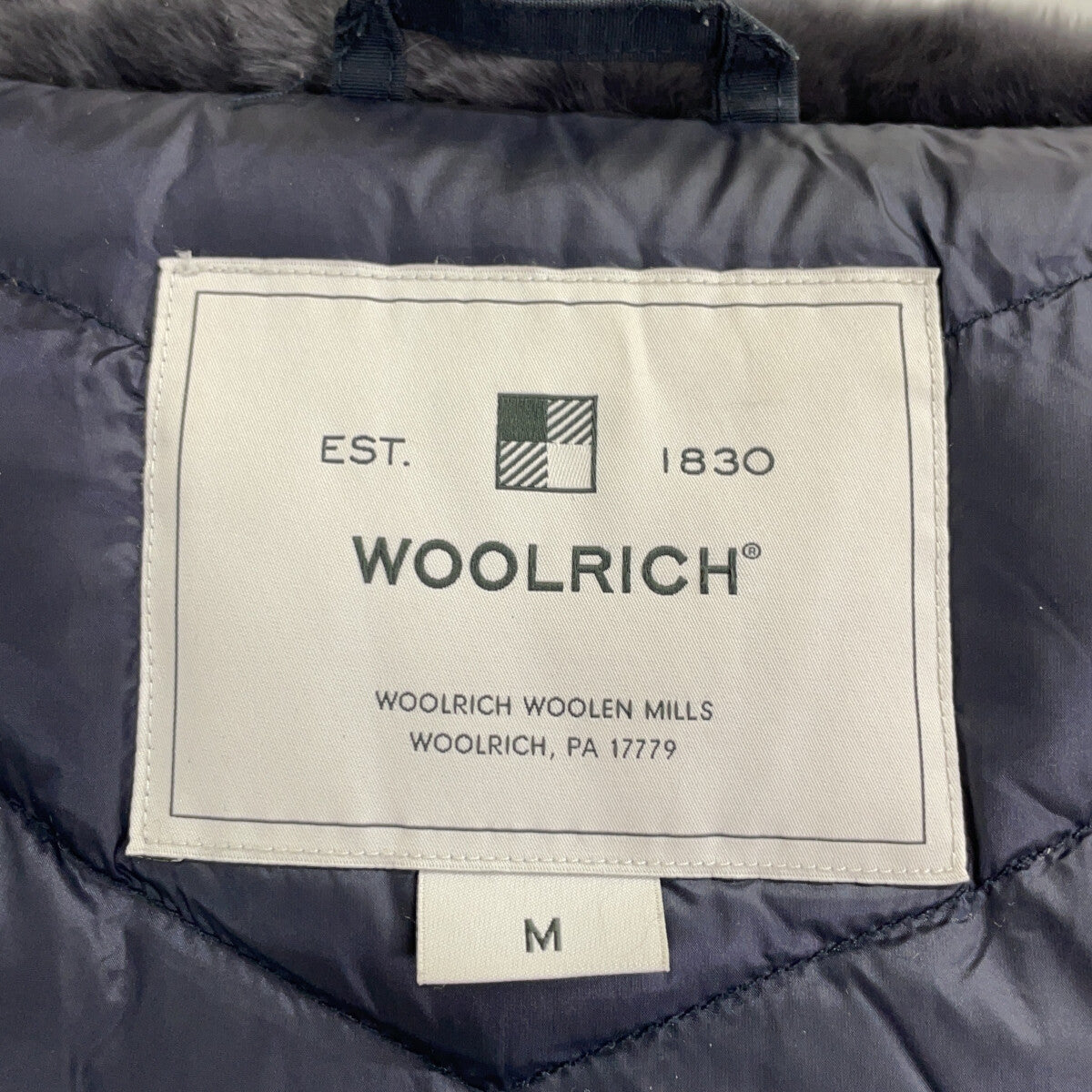 [Excellent Condition/Domestic Authentic] WWCPS2807 BOW BRIDGE Rabbit Fur/Hooded Down Coat M Ladies