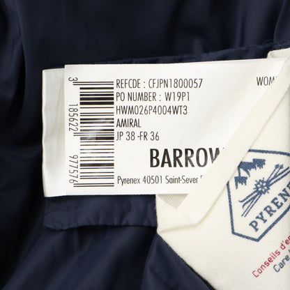 【国内正品】HWM026P4004WT3 BARROW 巴罗 光滑塔夫绸 长款羽绒服 大衣 38 女士