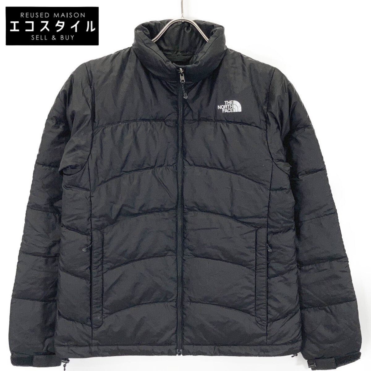 NDW92242 Black Nylon Zip-in Magnet Aconcagua Quilting Down Jacket M Ladies