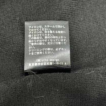 room no.8 ルームエイト ブラック ニードルバイカラーカフスドレス ワンピース