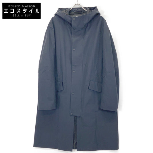 EMPORIOARMANI エンポリオアルマーニ Z1L810 Z1099 ネイビー ラムウール フーデッドジップロングコート コート
