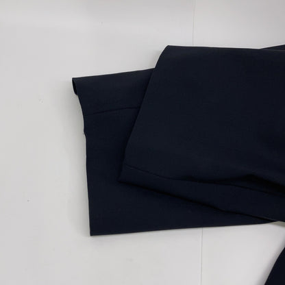 EMPORIO ARMANI Z1L810 Z1099 Navy Lambswool Hooded Zip Long Coat