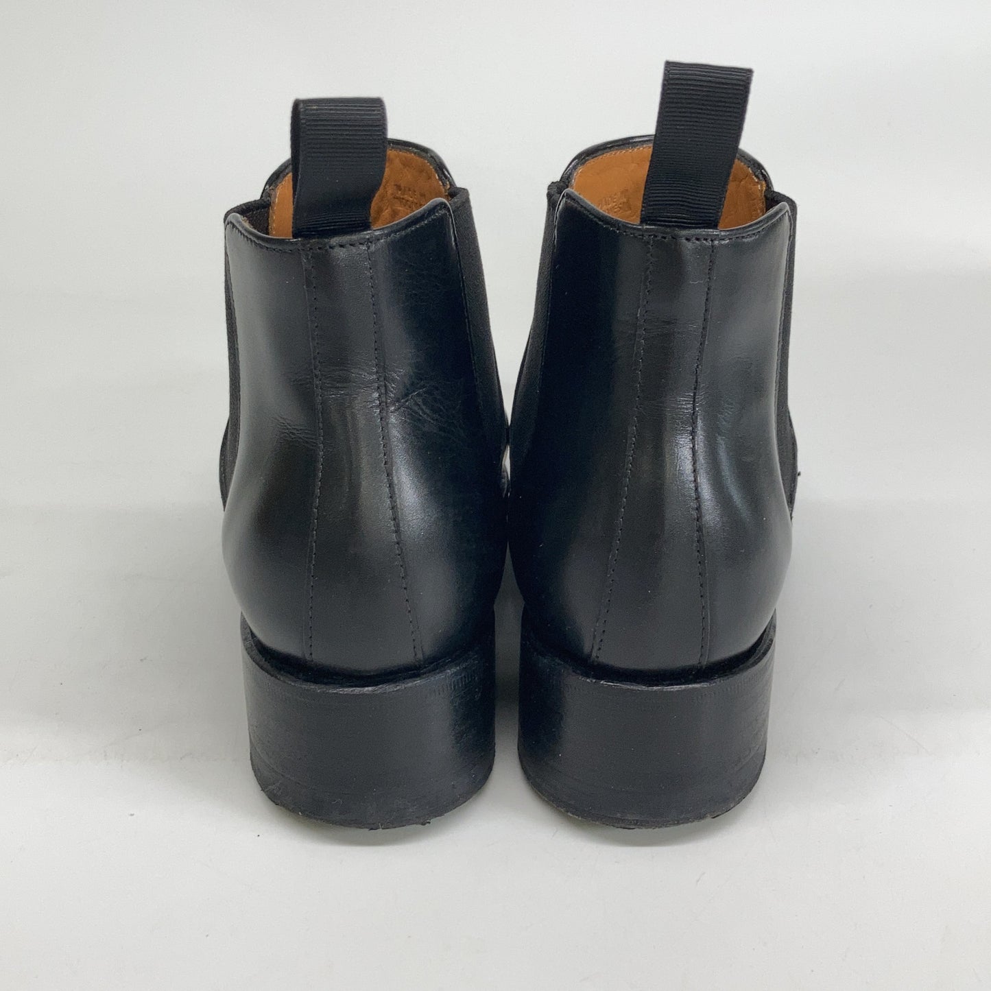 98677 1428Last Calf Leather Side Gore Boots Shoes 4 Women's