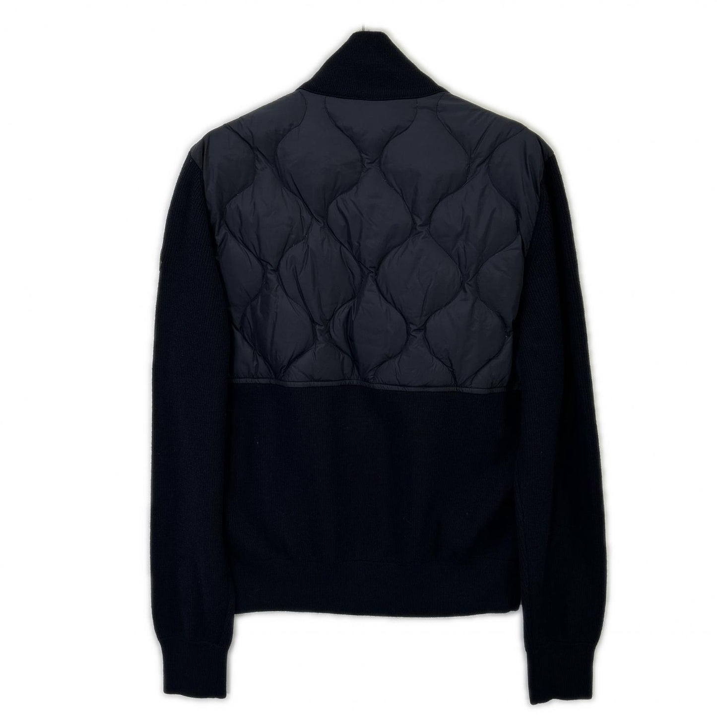NAVY MAGLIONE TRICOT CARDIGAN Knit Switching Down Jacket Jacket M Men's