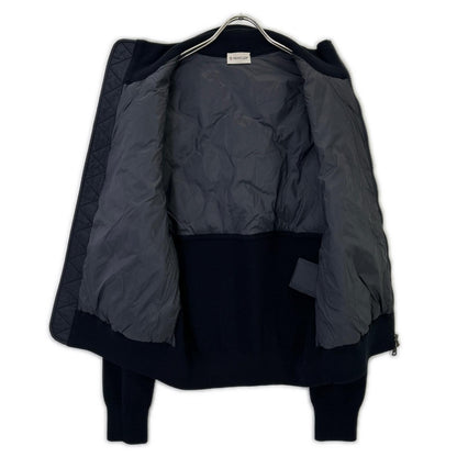 NAVY MAGLIONE TRICOT CARDIGAN Knit Switching Down Jacket Jacket M Men's