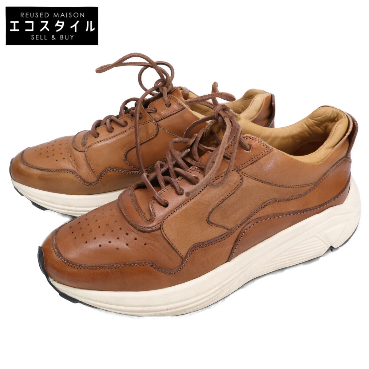 BUTTERO B8020 VINCI Vibram Sole Leather Low-Cut Sneakers/Shoes