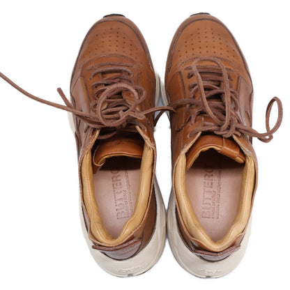 BUTTERO B8020 VINCI Vibram Sole Leather Low-Cut Sneakers/Shoes