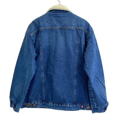 [×6(ROKU)] WS9274 Blue Denim Boa Jacket M Men's