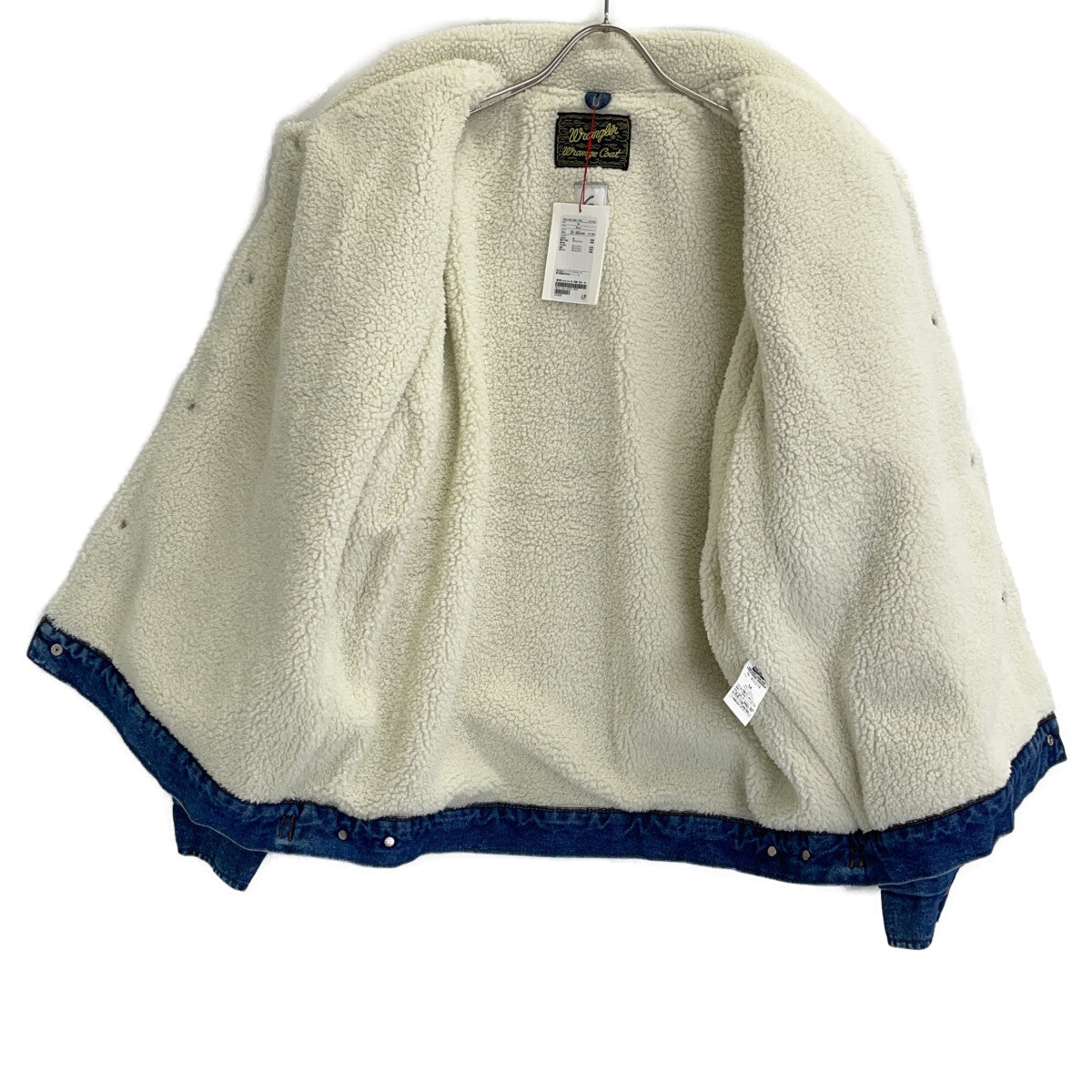[×6(ROKU)] WS9274 Blue Denim Boa Jacket M Men's