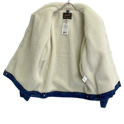[×6(ROKU)] WS9274 Blue Denim Boa Jacket M Men's