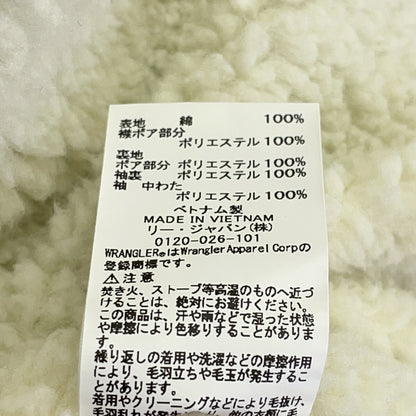 [×6(ROKU)] WS9274 Blue Denim Boa Jacket M Men's