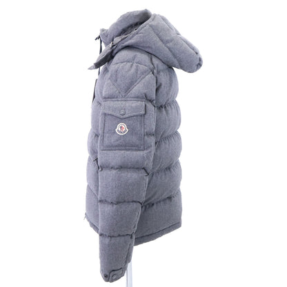[As good as new] MONTGENEVRE Wool Hooded Down Jacket 4 Men's