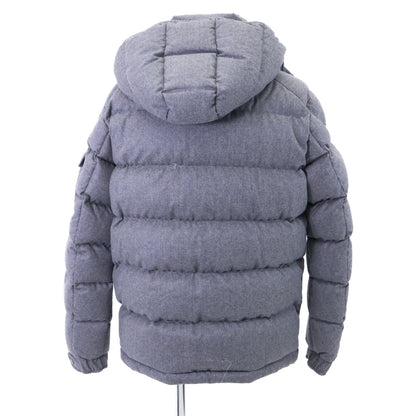 [As good as new] MONTGENEVRE Wool Hooded Down Jacket 4 Men's
