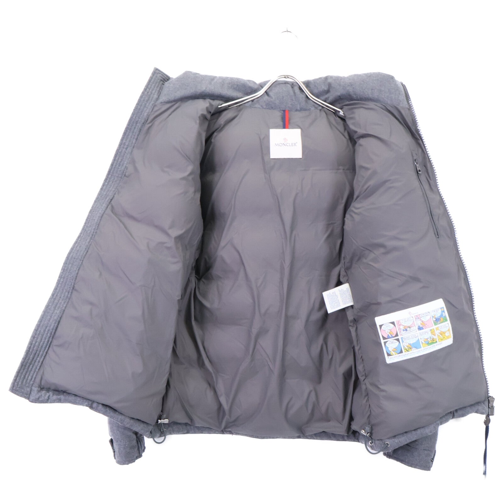 [As good as new] MONTGENEVRE Wool Hooded Down Jacket 4 Men's