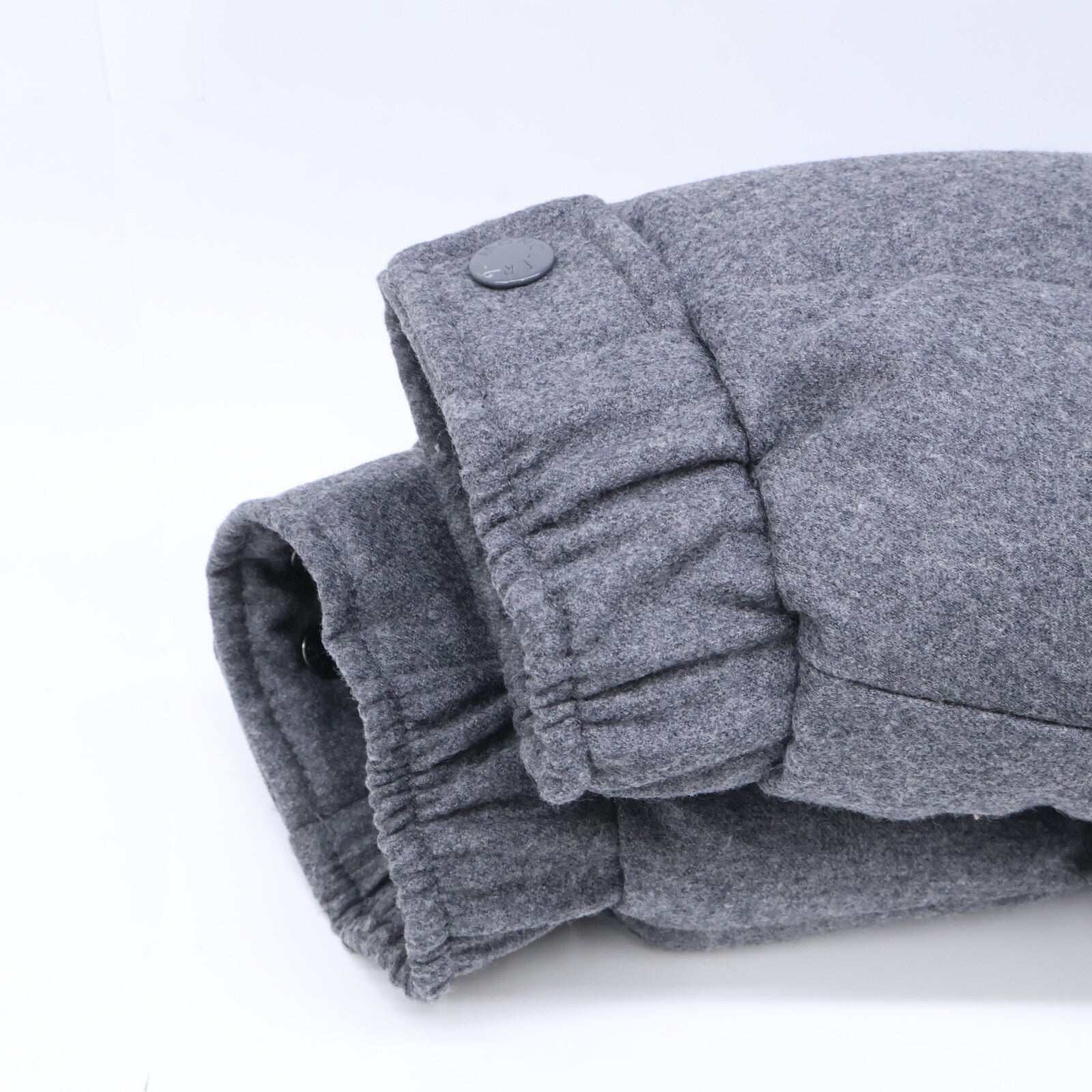 [As good as new] MONTGENEVRE Wool Hooded Down Jacket 4 Men's