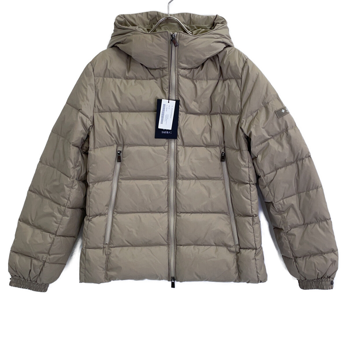 TATRAS タトラス 23AW MTAT23A4905-D MADHI/マーディ ベージュ ナイロン フーデッドダウンジャケット ジャケット