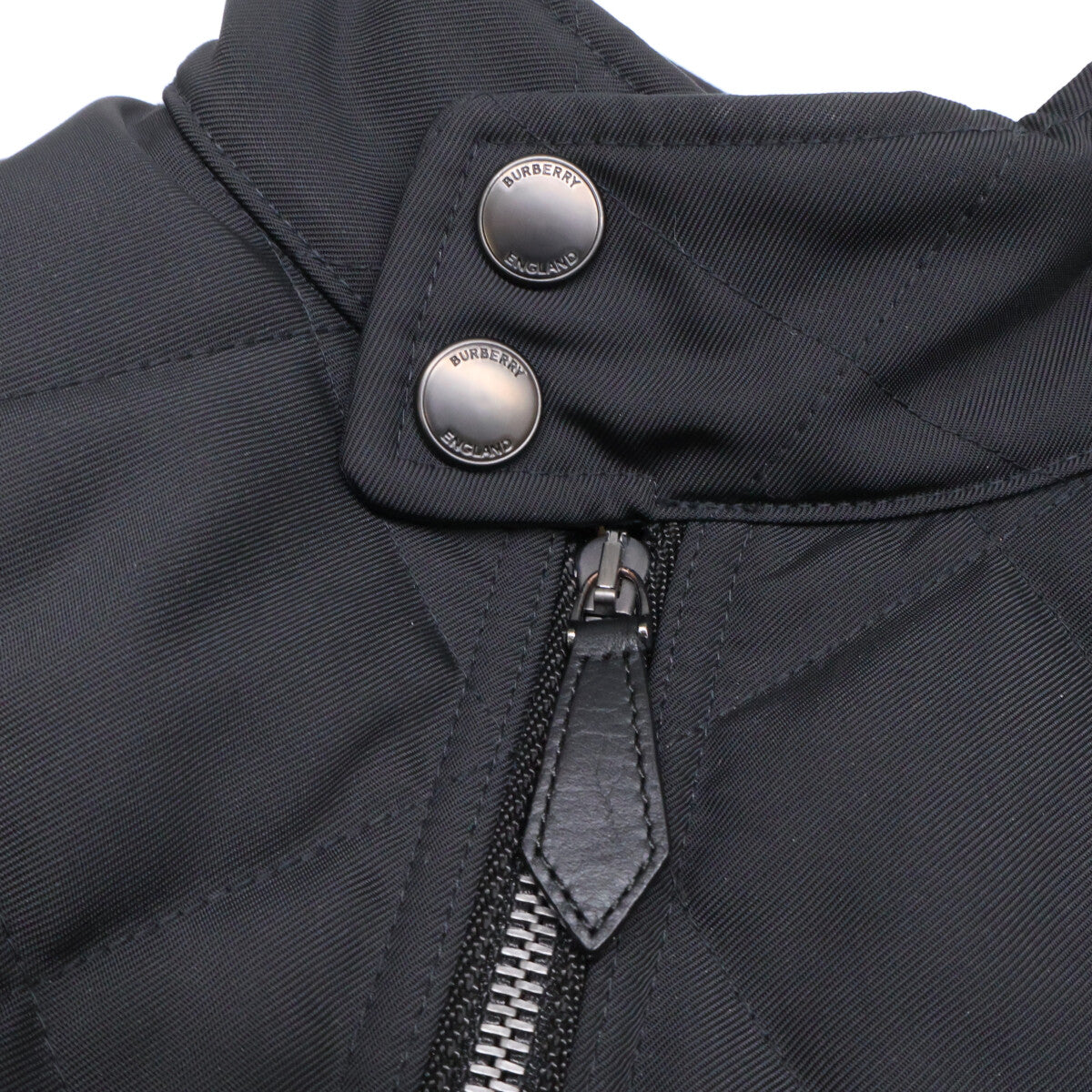 【美品/国内正品】8047934 复古格纹内衬 Logo刺绣 双拉链绗缝夹克 M 男士