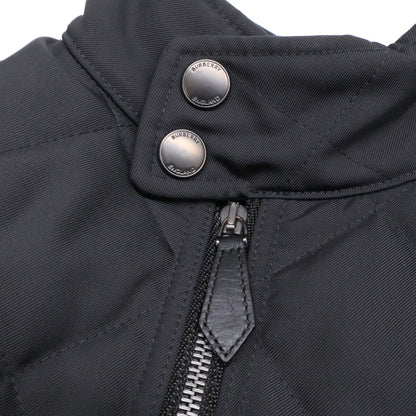 【美品/国内正品】8047934 复古格纹内衬 Logo刺绣 双拉链绗缝夹克 M 男士