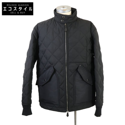 【美品/国内正品】8047934 复古格纹内衬 Logo刺绣 双拉链绗缝夹克 M 男士