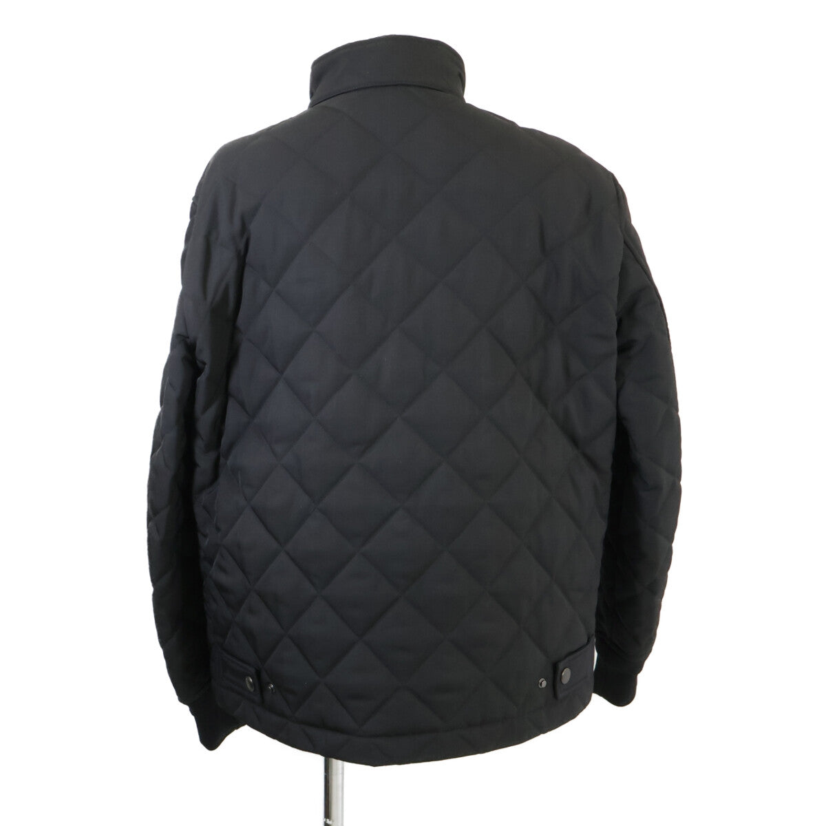 【美品/国内正品】8047934 复古格纹内衬 Logo刺绣 双拉链绗缝夹克 M 男士