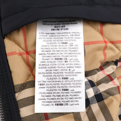 【美品/国内正品】8047934 复古格纹内衬 Logo刺绣 双拉链绗缝夹克 M 男士