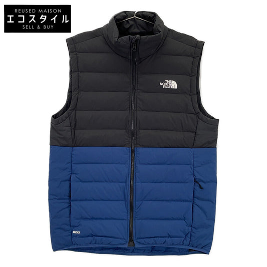 THE NORTH FACE ノースフェイス NF0A7UJR ブラック×ブルー BELLEVIEW STRETCH DOWN VEST/ ベルビュー ストレッチダウンベスト ベスト