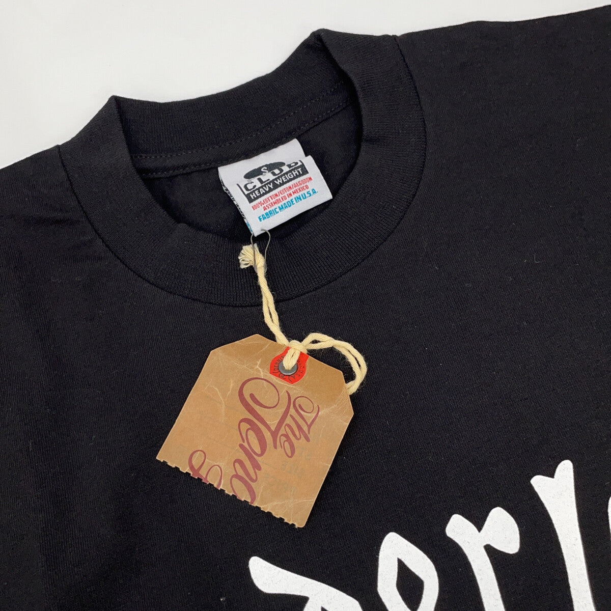 TENDERLOIN テンダーロイン 22SS ブラック×ホワイト コットン フロントロゴ Tee L/S OE ロングスリーブカットソー トップス