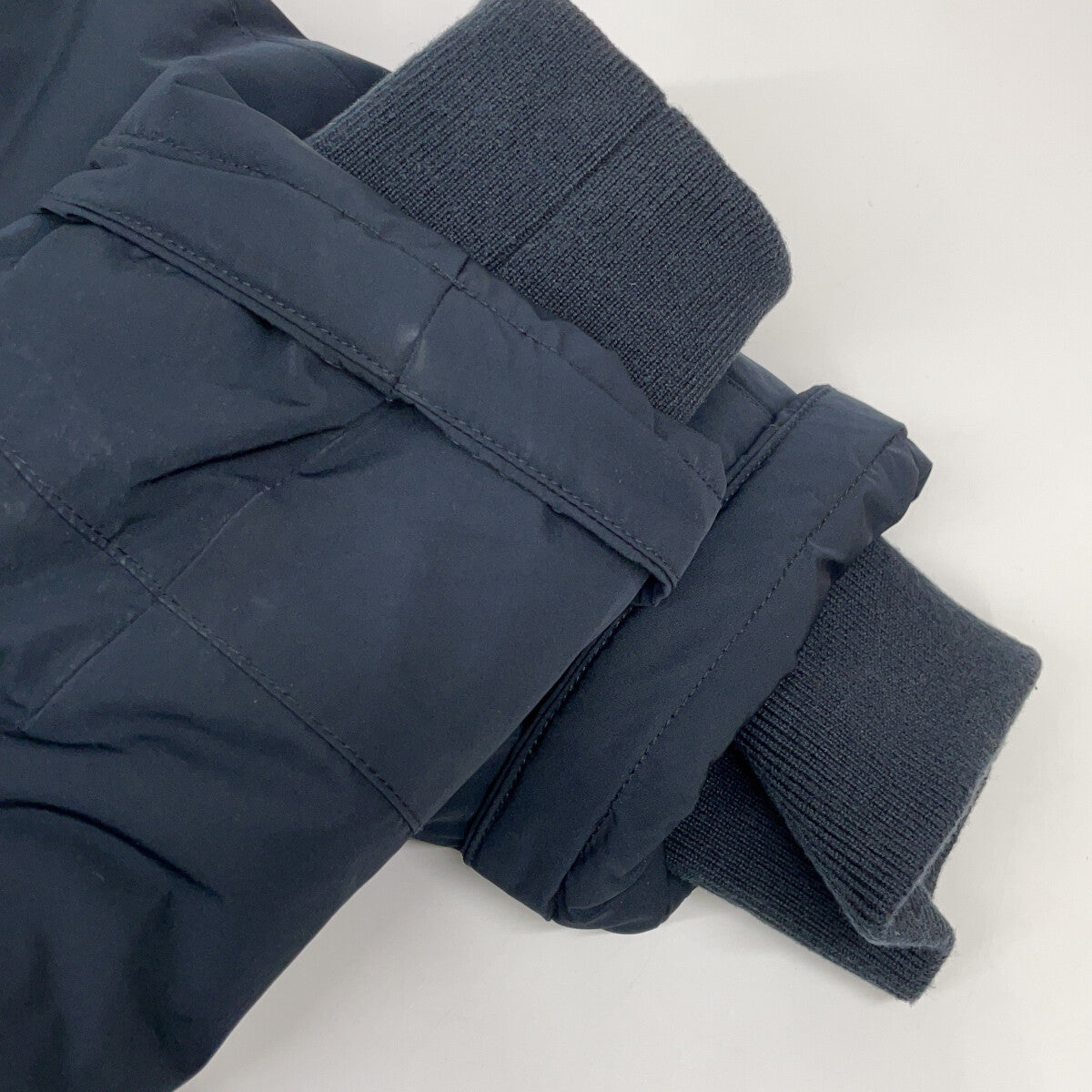 WOOLRICH 【IENA exclusive】WWCPS2863 navy BOW BRIDGE down coat with fox-fur hood