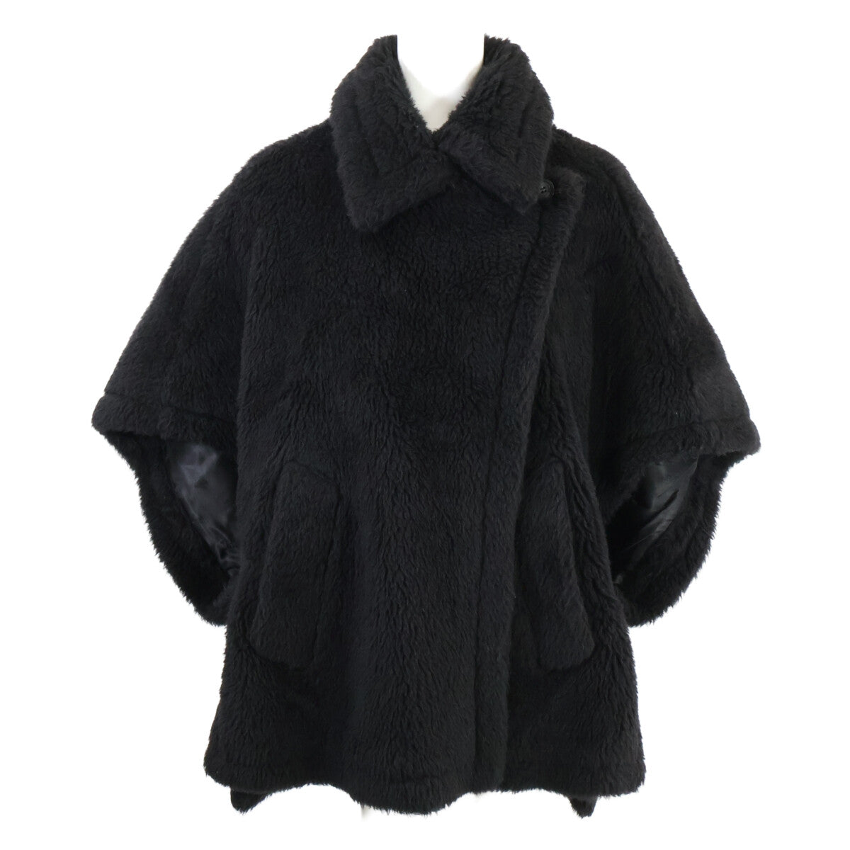 Max Mara Max Mara 【国内正品】23473619336 羊驼/真丝混纺 泰迪熊斗篷/披风外套 F