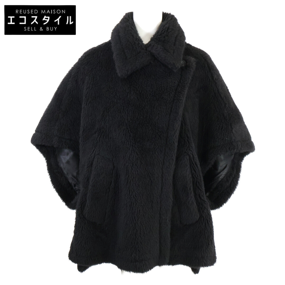 Max Mara Max Mara 【国内正品】23473619336 羊驼/真丝混纺 泰迪熊斗篷/披风外套 F