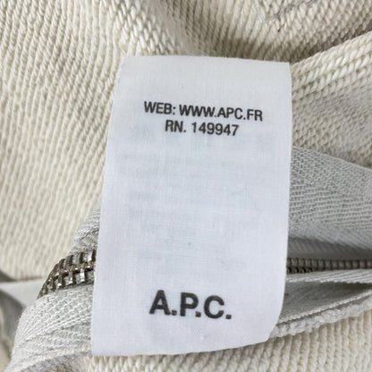 A.P.C. x sacai M27655 Grey HOODIE TAIYO Side Zip Print Pullover Hoodie Top