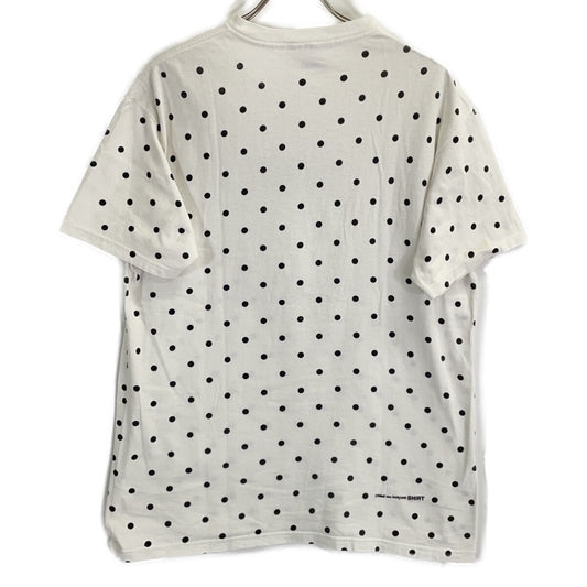 Supreme シュプリーム 【×COMME des GARCONS SHIRTS】12SS ホワイト Box Logo Tee ドット柄ミラーボックスロゴTシャツ トップス