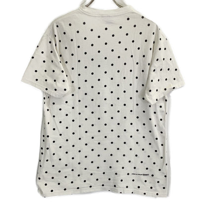 Supreme x COMME des GARCONS SHIRTS 12SS White Box Logo Tee Dot Pattern Mirror Box Logo T-shirt Tops